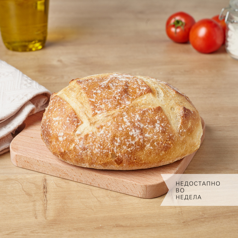 Пченичен леб со кисело тесто